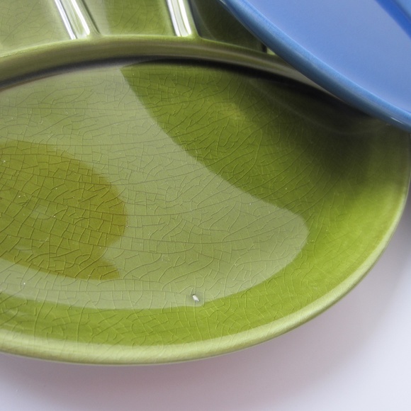 5 Vintage Japan Fondue Plates Mid-Century - Picture 2 of 7